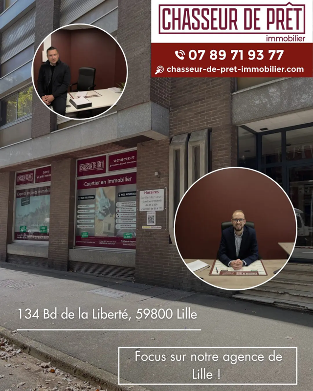 Agence Chasseur de Prêt Immobilier Lille - Espace d'accueil